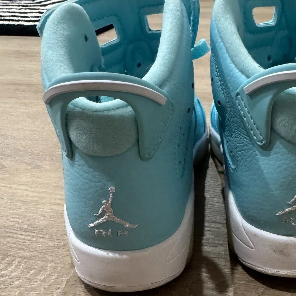 Air Jordan 6 GS “Still Blue” Sneakers | Youth 4Y (Women’s 5.5 / Men’s 4) - Picture 6 of 8